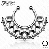 Faux-piercing septum petits ronds (57)