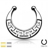 Faux-piercing septum lignes Grecques (44)