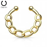 Faux-piercing septum chaine (42)