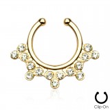 Faux-piercing septum multiples strass (37)
