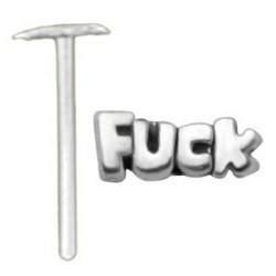 Piercing nez pliable 0.5mm 98 - Fuck