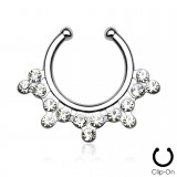 Faux-piercing septum multiples strass (37)