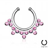 Faux-piercing septum multiples strass (37)