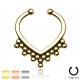 Faux-piercing septum multiples petites boules (34)