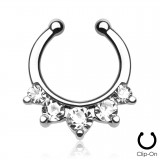 Faux-piercing septum cinq zircones (32)