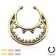 Faux-piercing septum bouclier vintage (23)