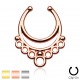 Faux-piercing septum PVD petits cercles (22)