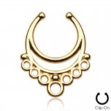 Faux-piercing septum PVD petits cercles (22)