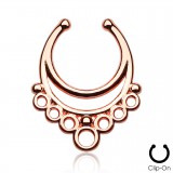Faux-piercing septum PVD petits cercles (22)