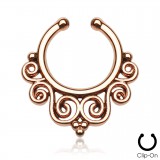 Faux-piercing septum multiples spirales (21)