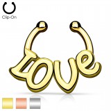 Faux-piercing septum LOVE (11)