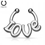 Faux-piercing septum LOVE (11)