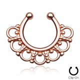 Faux-piercing septum PVD cercles et ronds (01)