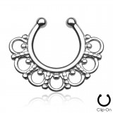 Faux-piercing septum PVD cercles et ronds (01)