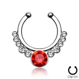 Faux-piercing septum onze strass (26)
