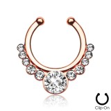 Faux-piercing septum onze strass (26)