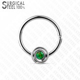 Piercing micro-bcr 159 - Opalite spirale