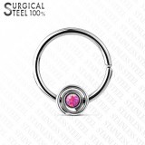 Piercing micro-bcr 159 - Opalite spirale