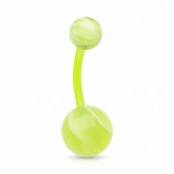 Piercing nombril UV 78 - Flexible melon