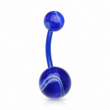 Piercing nombril UV 78 - Flexible melon