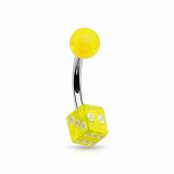 Piercing nombril UV 53 - Dés
