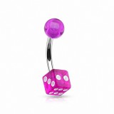 Piercing nombril UV 53 - Dés