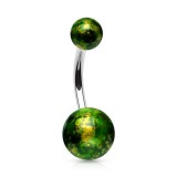 Piercing nombril UV 61 - Pétrole