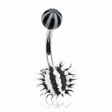 Piercing nombril UV 48 - Virus