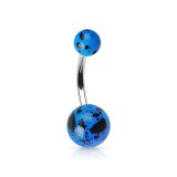 Piercing nombril UV 54 - Tacheté