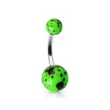 Piercing nombril UV 54 - Tacheté