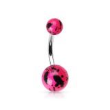 Piercing nombril UV 54 - Tacheté