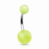 Piercing nombril UV 26 - Melon