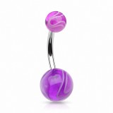 Piercing nombril UV 26 - Melon