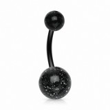 Piercing nombril UV 25 - Flexible paillettes