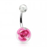 Piercing nombril UV 02 - Flower deluxe