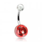 Piercing nombril UV 02 - Flower deluxe