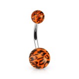 Piercing nombril UV 03 - Panthère