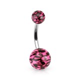 Piercing nombril UV 03 - Panthère