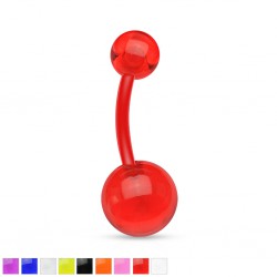 Piercing nombril UV 08 - Flexible unicolore