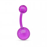 Piercing nombril UV 08 - Flexible unicolore