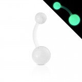 Piercing nombril UV 12 - Flexible fluorescent
