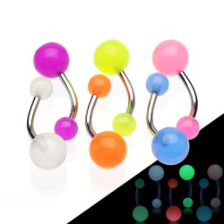 Piercing nombril UV 17 - Fluorescent