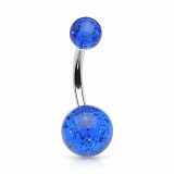 Piercing nombril UV 19 - Paillettes