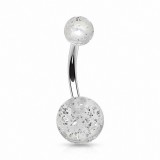 Piercing nombril UV 19 - Paillettes