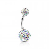 Piercing nombril cristal 27 - Mini férido