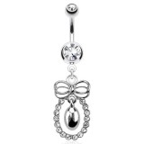 Piercing nombril noeud papillon 02 - Cercle