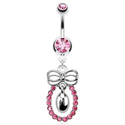 Piercing nombril noeud papillon 02 - Cercle