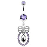 Piercing nombril noeud papillon 02 - Cercle