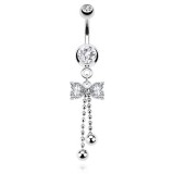 Piercing nombril noeud papillon 09 - Chainettes