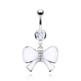 Piercing nombril noeud papillon 26 - Coloré